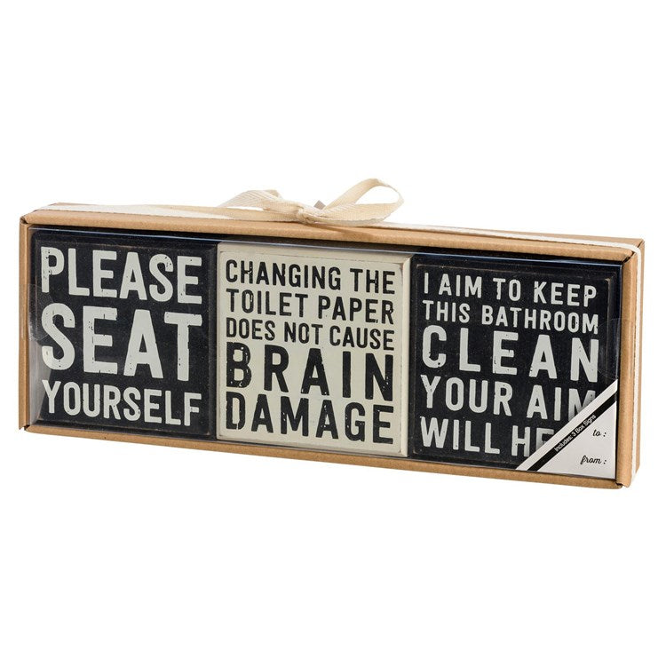 Please Seat Yourself