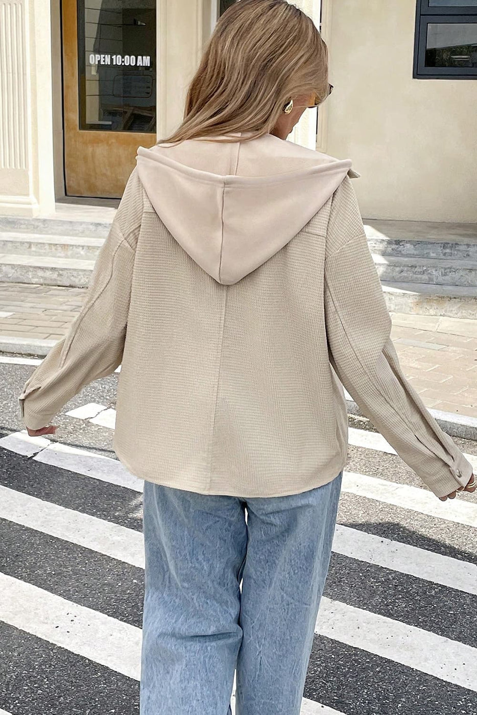 Textured Patchwork Shacket