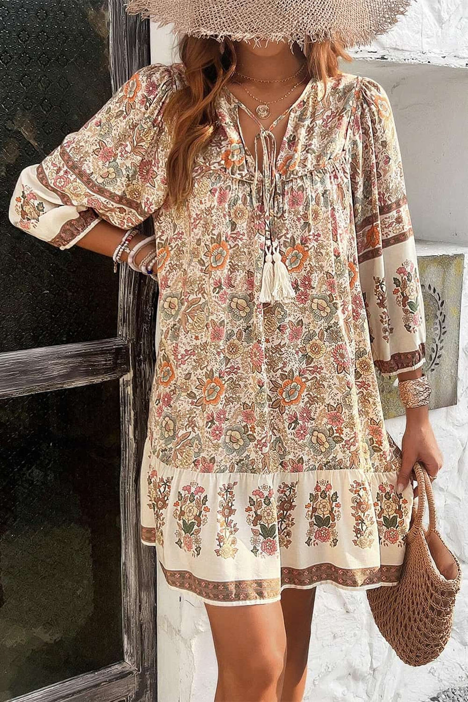 Floral Boho Dress