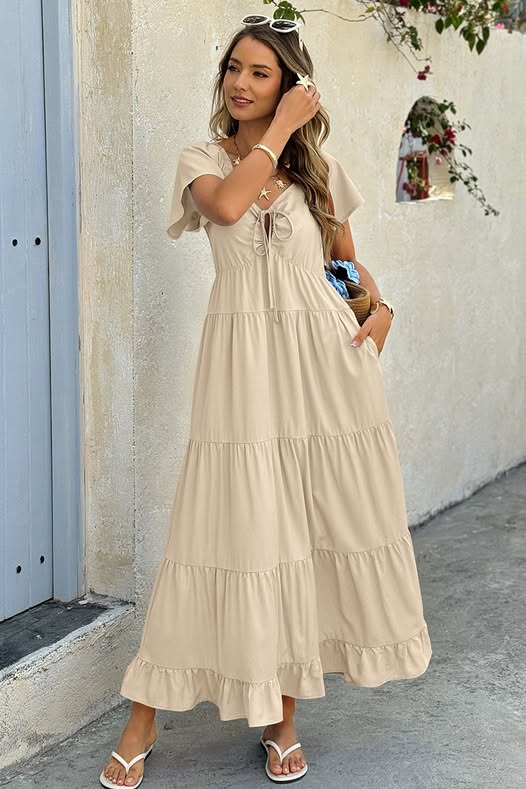 Pocket Dress in Ivory