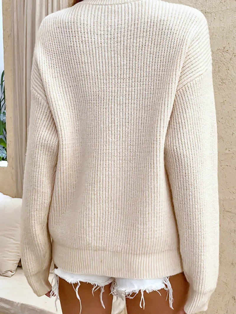 Long Sleeve Pullover - Apricot