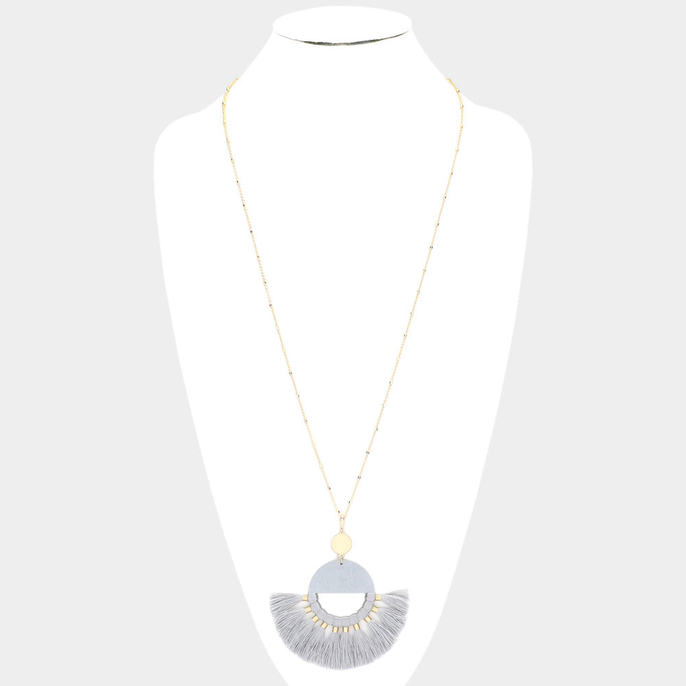 Necklace - Tassel Fringe