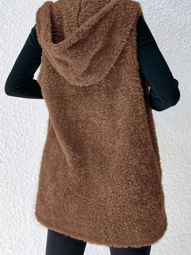 Fleece Hooded Vest