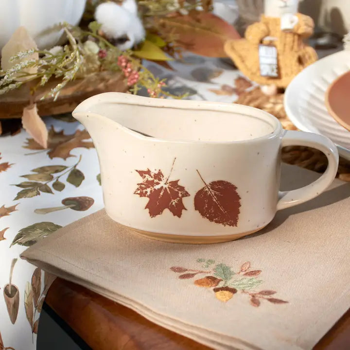 Fall Leaves Gravy Boat