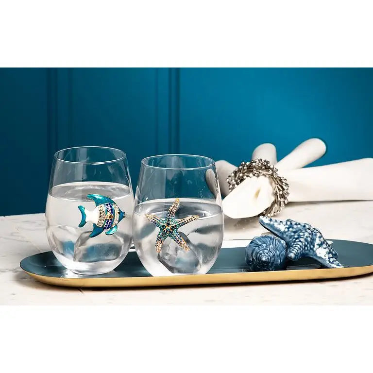 Starfish Stemless Glass