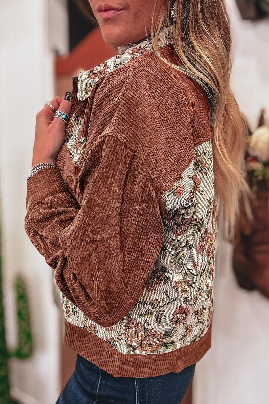 Ribbed Retro Corduroy Jacket