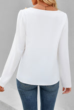 Load image into Gallery viewer, White Blouse with Button Detailing