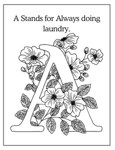 ABCs of Mom Life Coloring Book