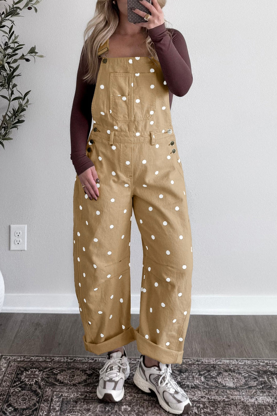 Polka Dot Overalls