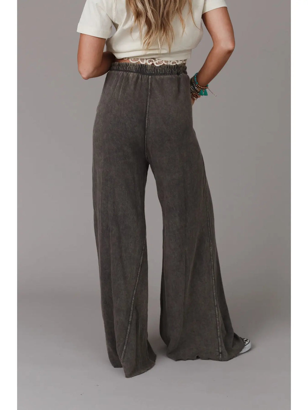 Wide Leg Pant - New Charcoal