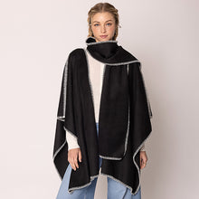 Load image into Gallery viewer, Scarf Ruana Poncho