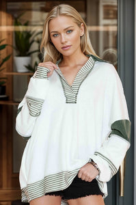 Oversized Pullover - Olive