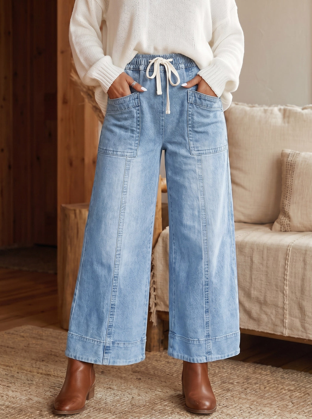 The Wide Leg Ankle Jean