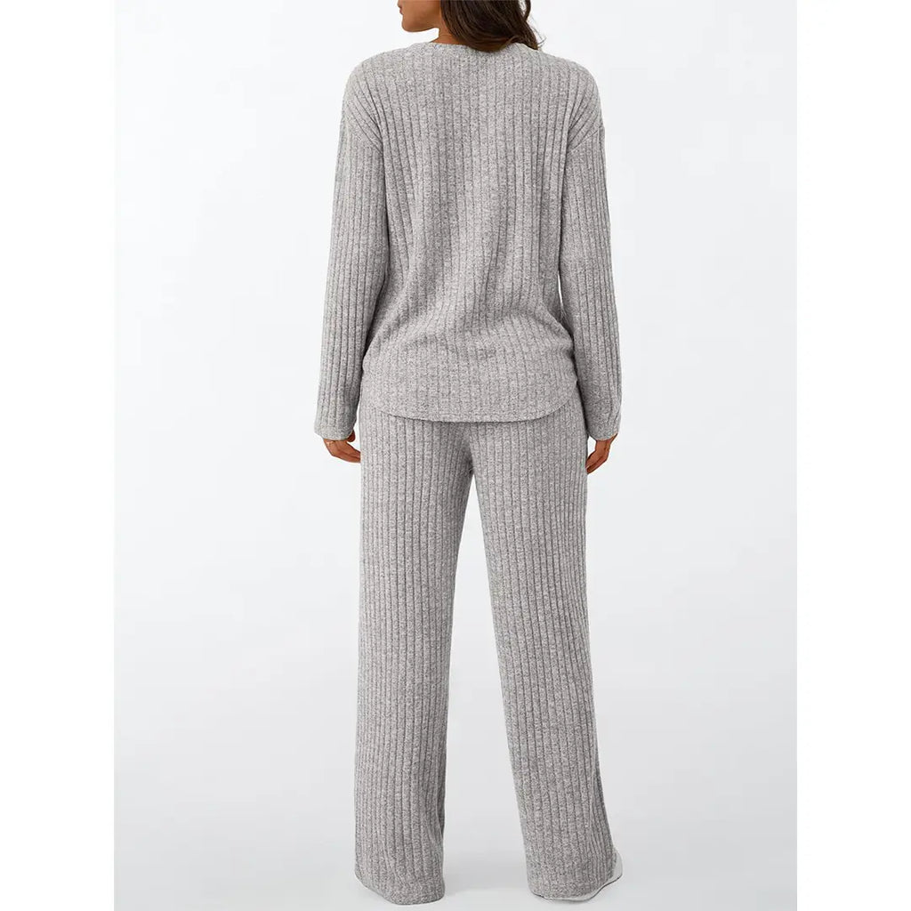Ribbed Pajama/Lounge Set