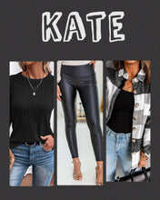 Load image into Gallery viewer, Kate - Ribbed Long Sleeve