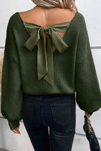 Load image into Gallery viewer, Bow Back Sweater