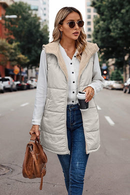 Quilted Hooded Vest