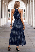 Load image into Gallery viewer, Halter Ruffle Maxi Dress