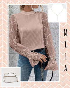 Mila - Embroidered Top