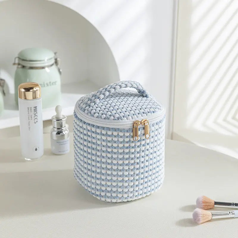 Corduroy Round Bucket Bag