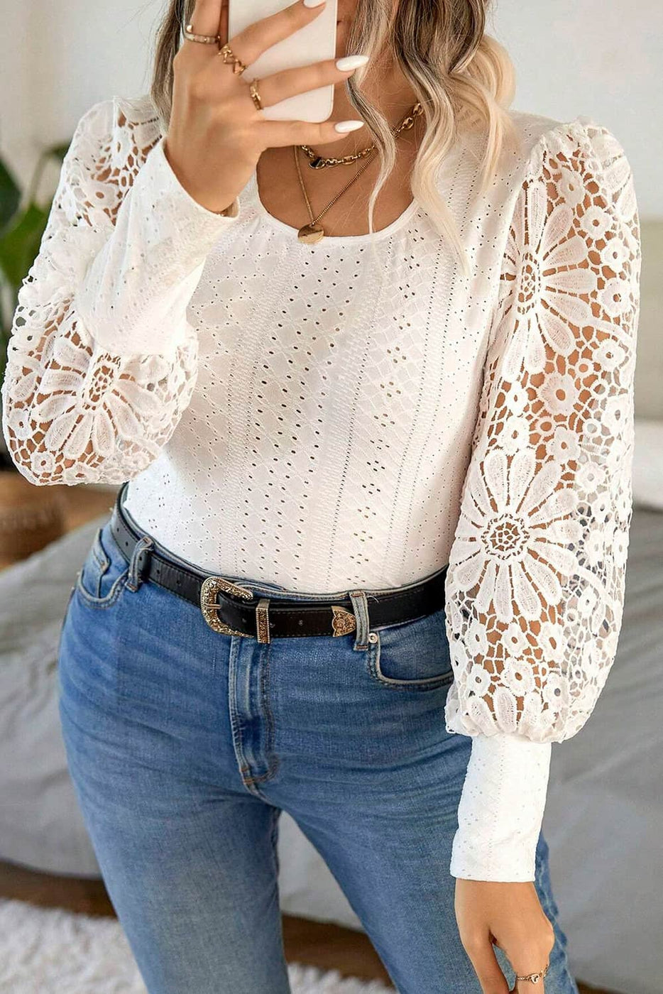 Floral Lace Blouse