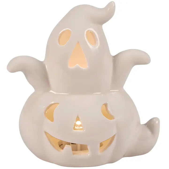 Ghost Tea Light Candle Holder