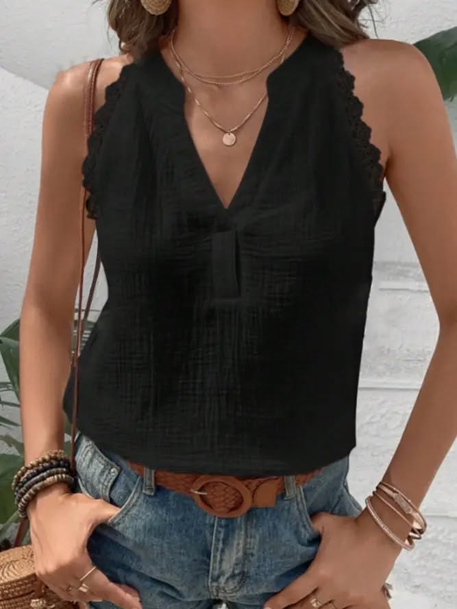 V-Neck Off-Shoulder Loose Casual Top