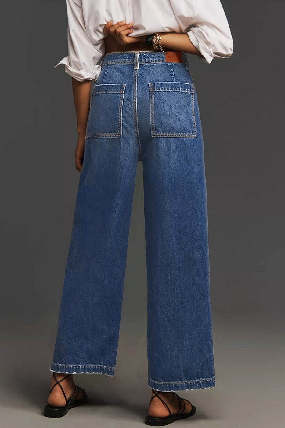 Patch Pocket Shift Jeans