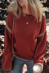 Color Contrast Pullover