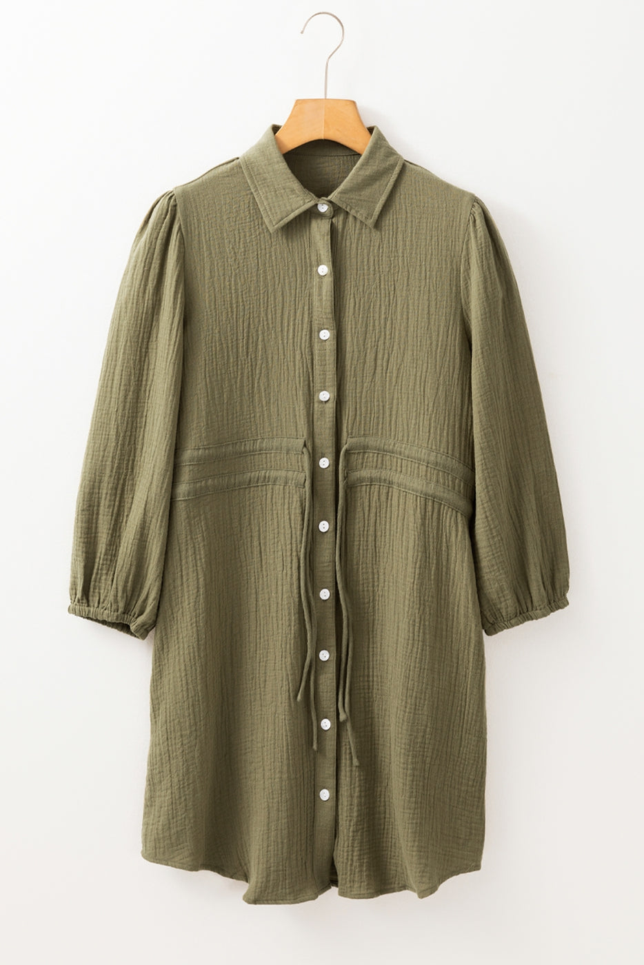 Collared Button-Up Dress