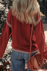 Color Contrast Pullover