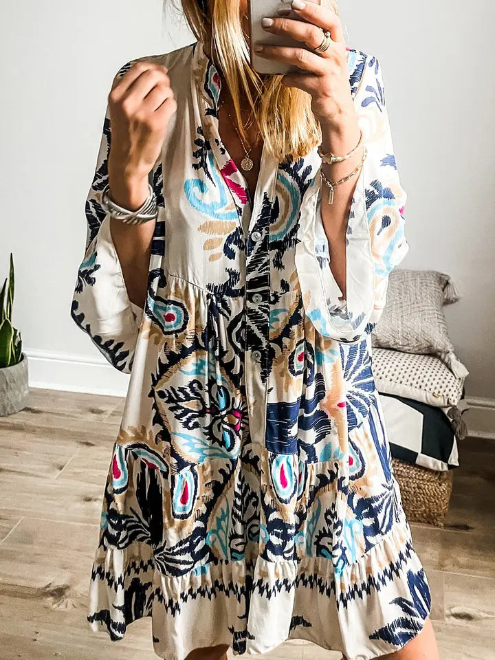 Tribal Print Dress