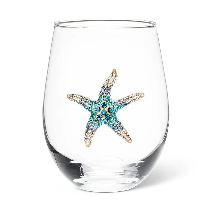Starfish Stemless Glass