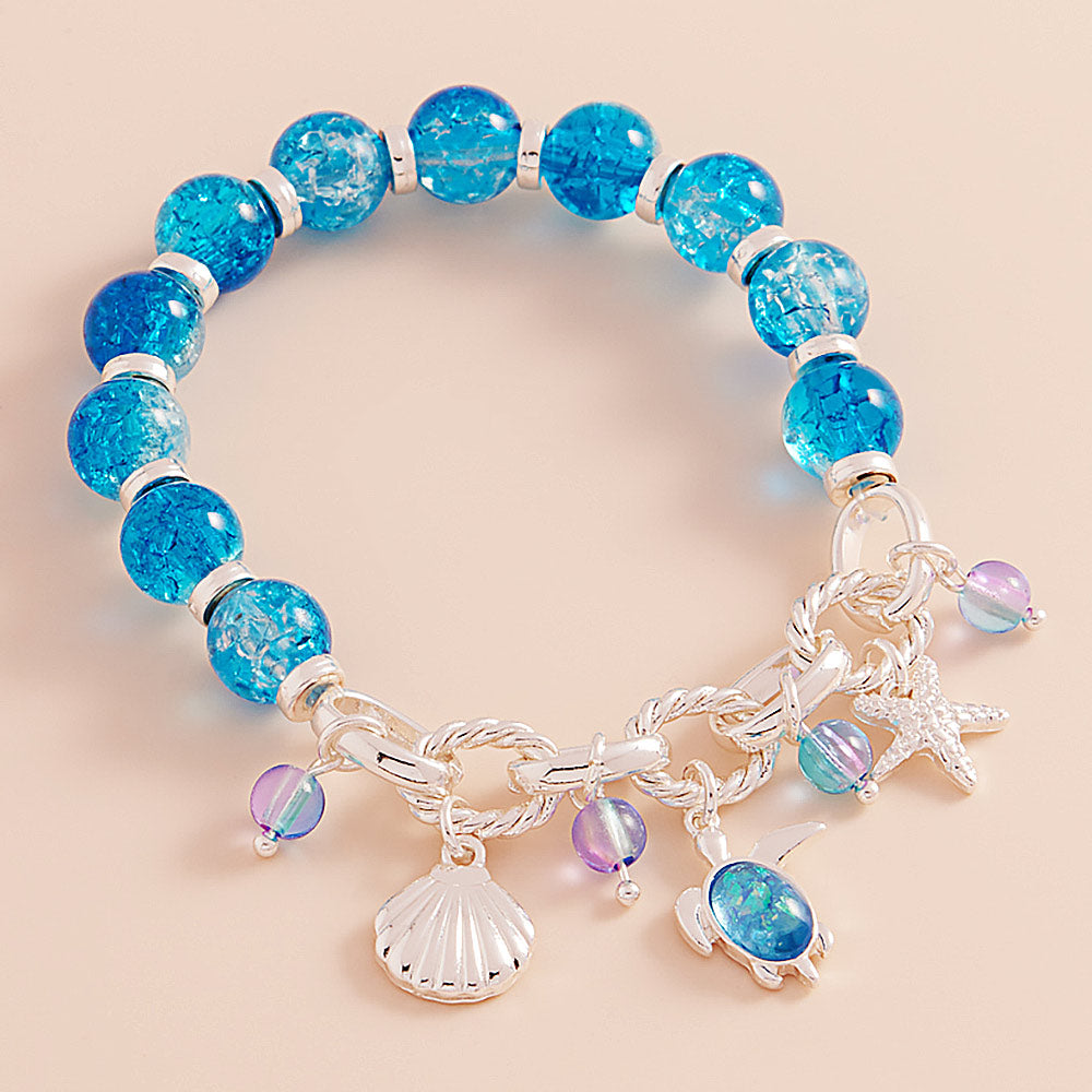 Sea Glass Turtle Bracelet
