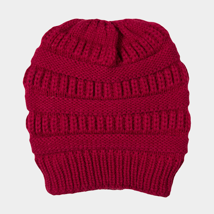 Fleece Lined Soft Cable Beanie