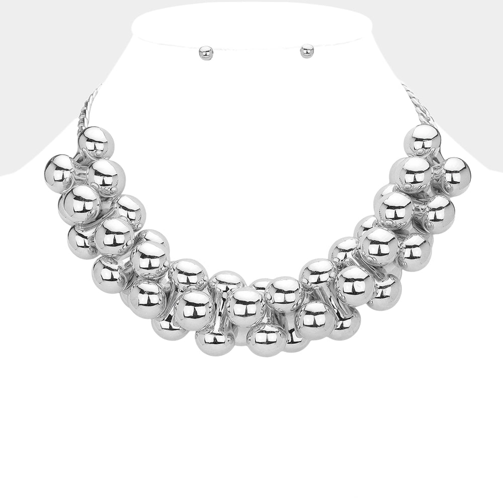 Metal Ball Bubble Statement Piece