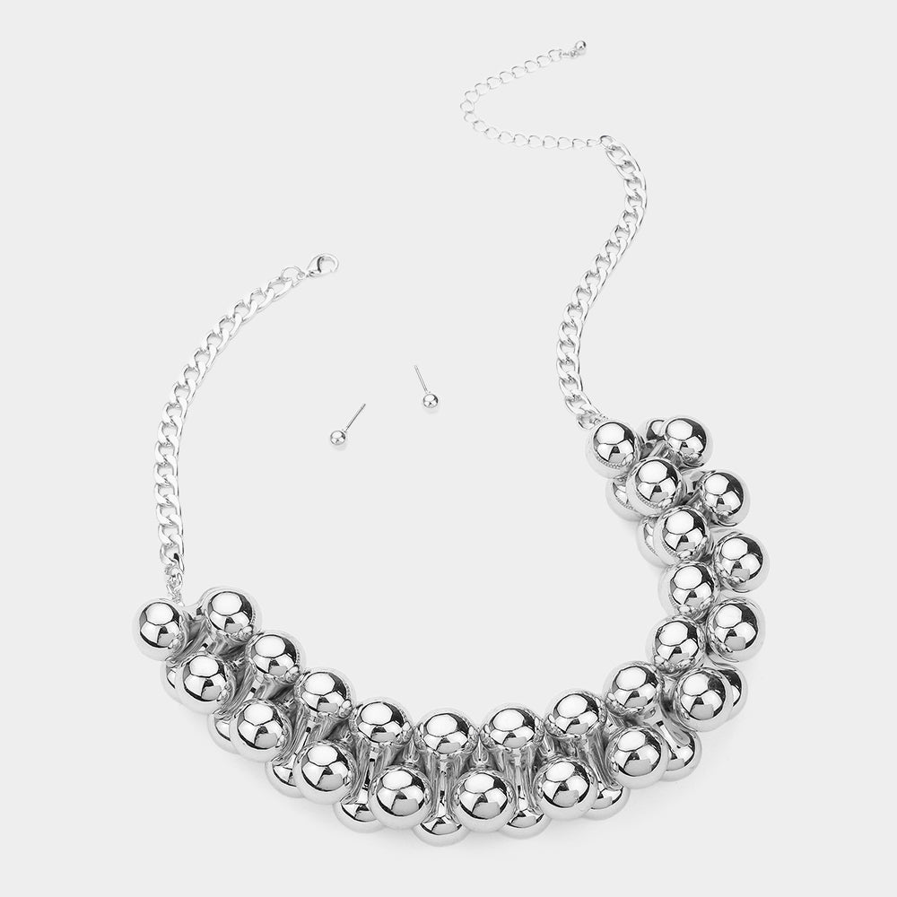 Metal Ball Bubble Statement Piece