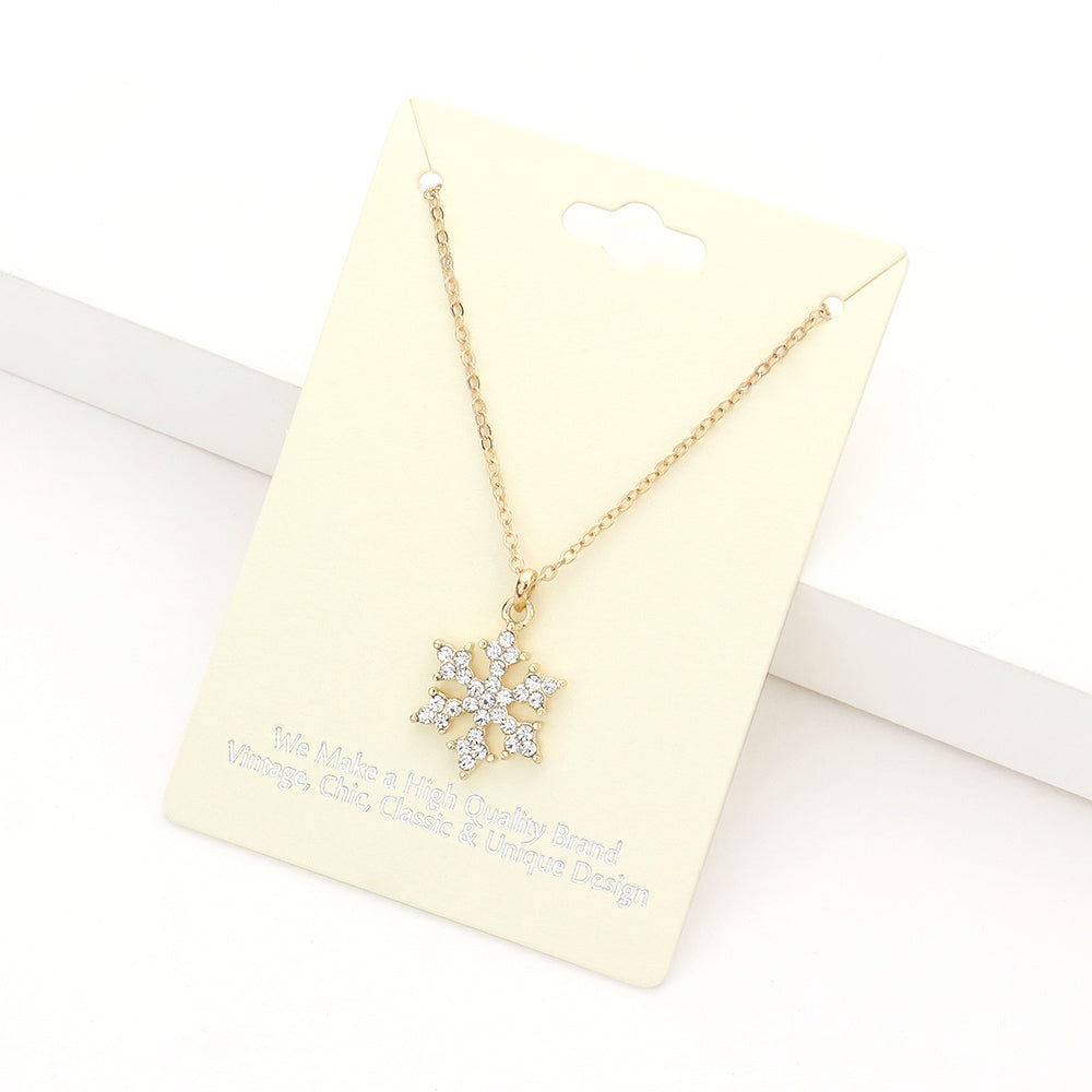 Crystal Snowflake Pendant