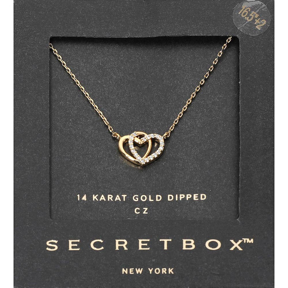 Secret Box 14K Gold Dipped Necklace
