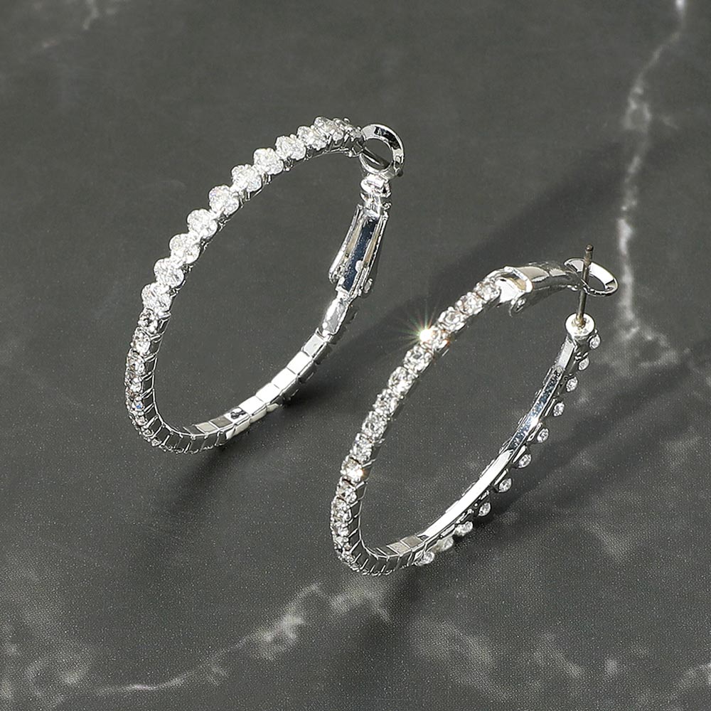 Marquise CZ Stone Pave Earrings