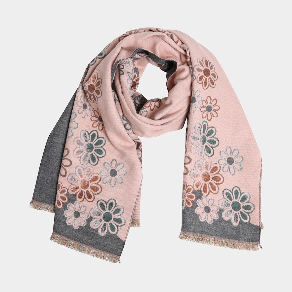 Floral Pattern Fridge Oblong Scarf