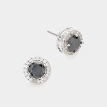 Load image into Gallery viewer, 14K Gold Dipped CZ Stone STud