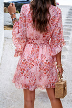 Load image into Gallery viewer, Belted Floral Dress