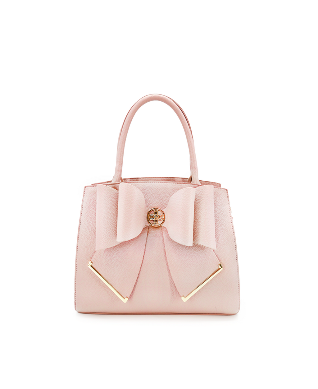 Poppy Bowtie Structured Top Handle Spring Shoulder Bag
