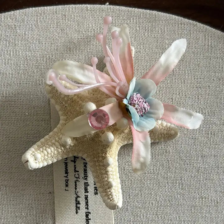 Shell Starfish Grabber Beach Hair Accessory