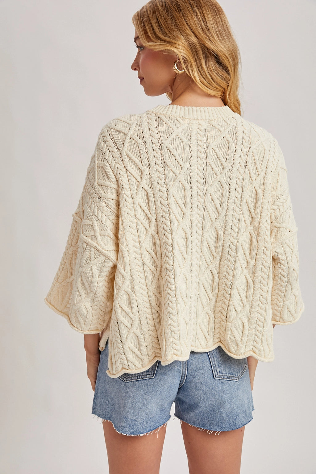 Cableknit Sweater by POL