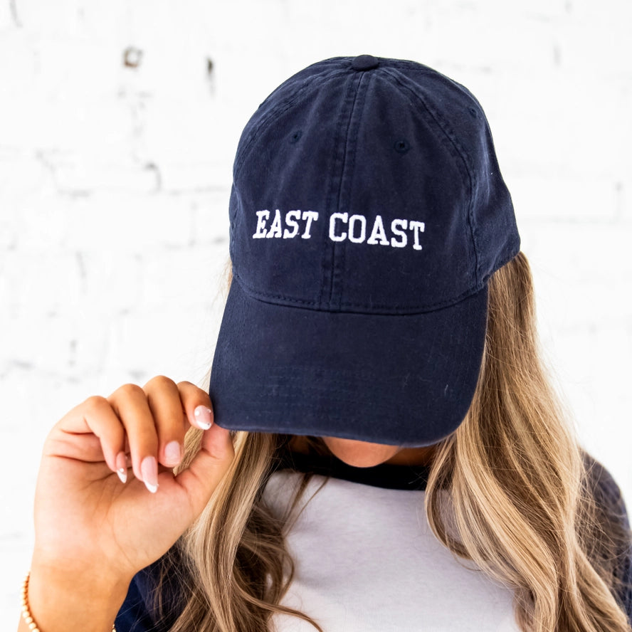 Embroidered East Coast Baseball Hat