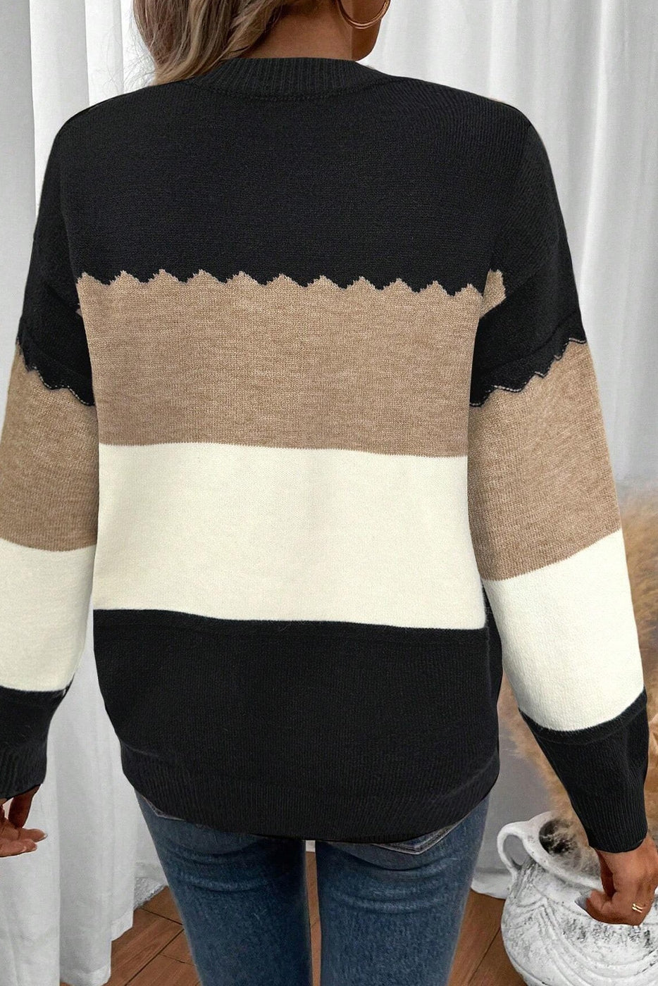 Colorblock Sweater