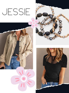 Jessie - Mesh Knit top