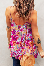 Load image into Gallery viewer, Floral print spaghetti strap top